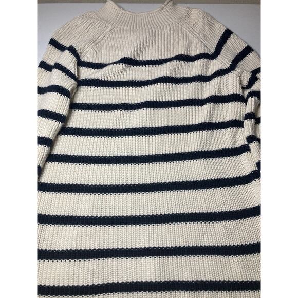 Talbots Women’s Size Medium Machine Knit Sweater With Stripes - Picture 2 of 6